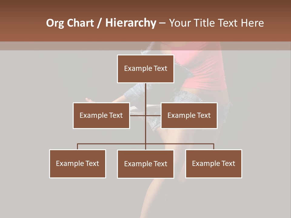 A Woman Dancing In The Air With Her Arms Outstretched PowerPoint Template