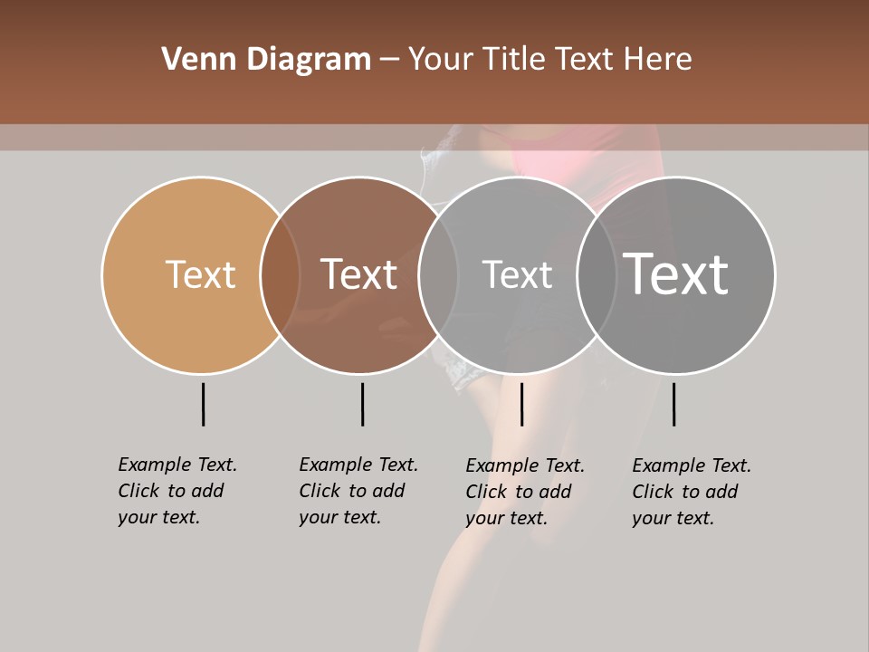 A Woman Dancing In The Air With Her Arms Outstretched PowerPoint Template