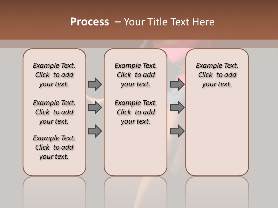 A Woman Dancing In The Air With Her Arms Outstretched PowerPoint Template