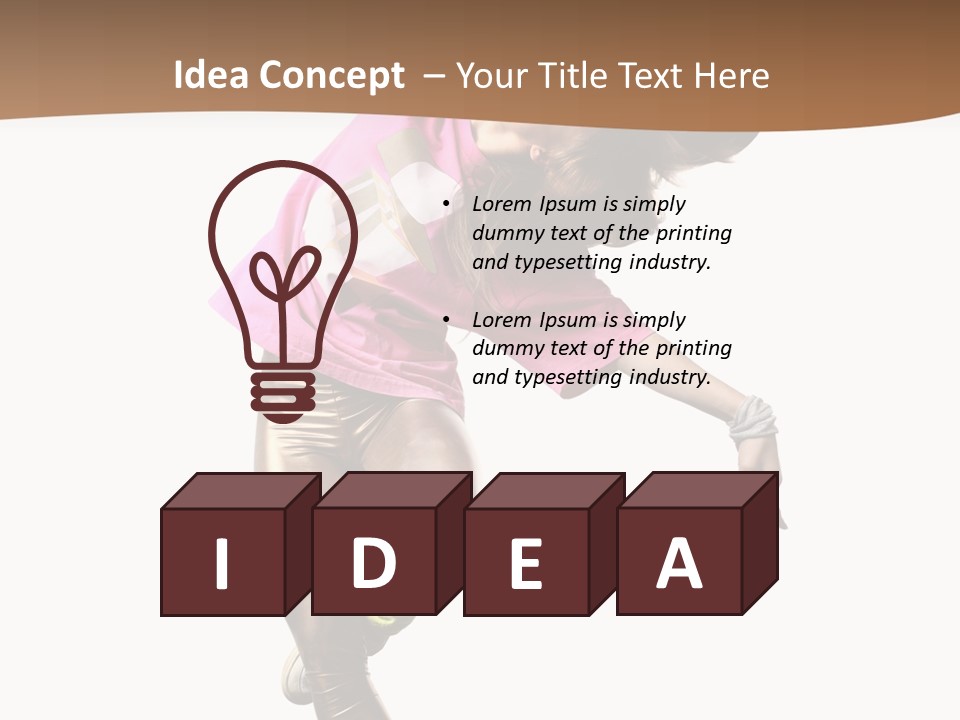 Hiphop Cool Grace PowerPoint Template