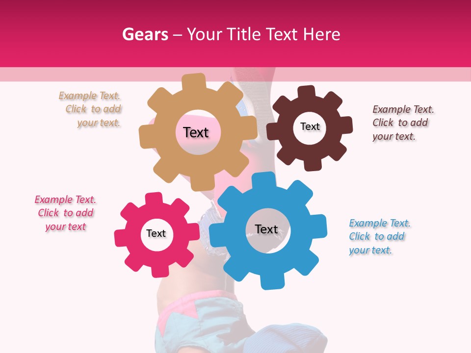 Fitness Exercise Dancer PowerPoint Template