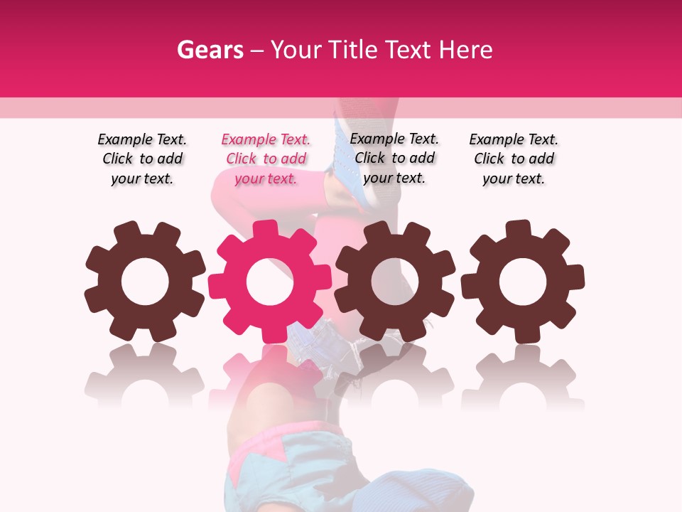 Fitness Exercise Dancer PowerPoint Template