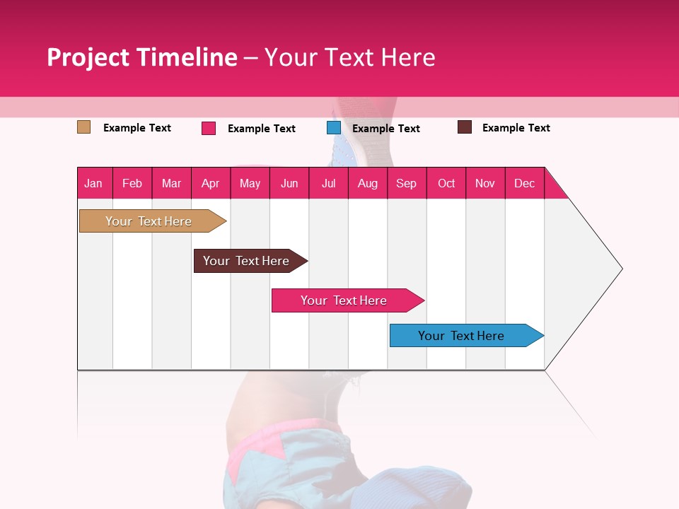 Fitness Exercise Dancer PowerPoint Template