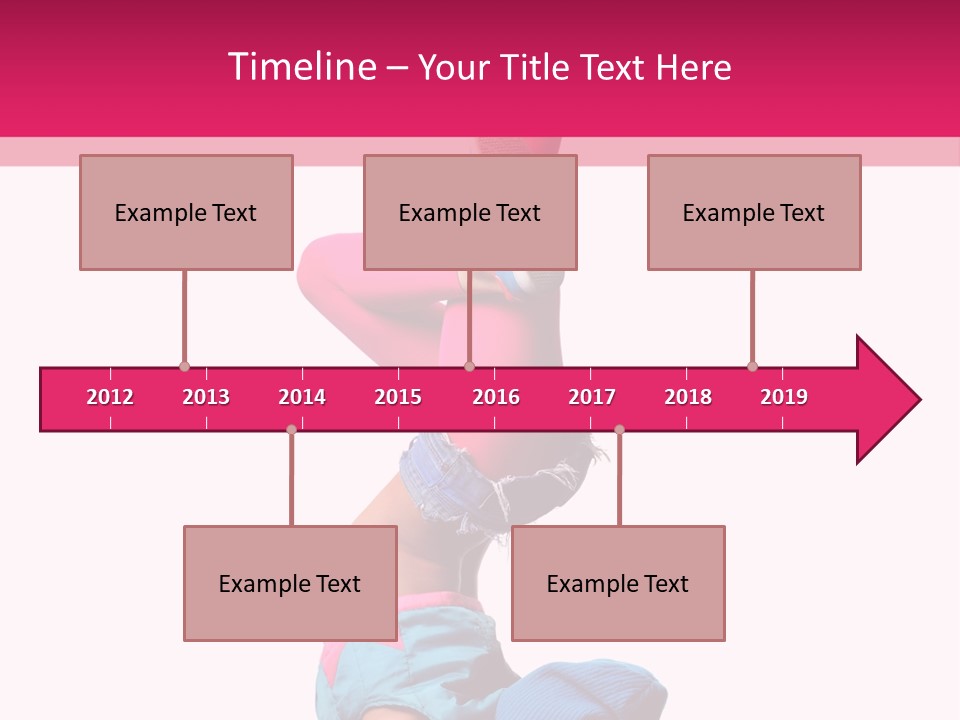 Fitness Exercise Dancer PowerPoint Template
