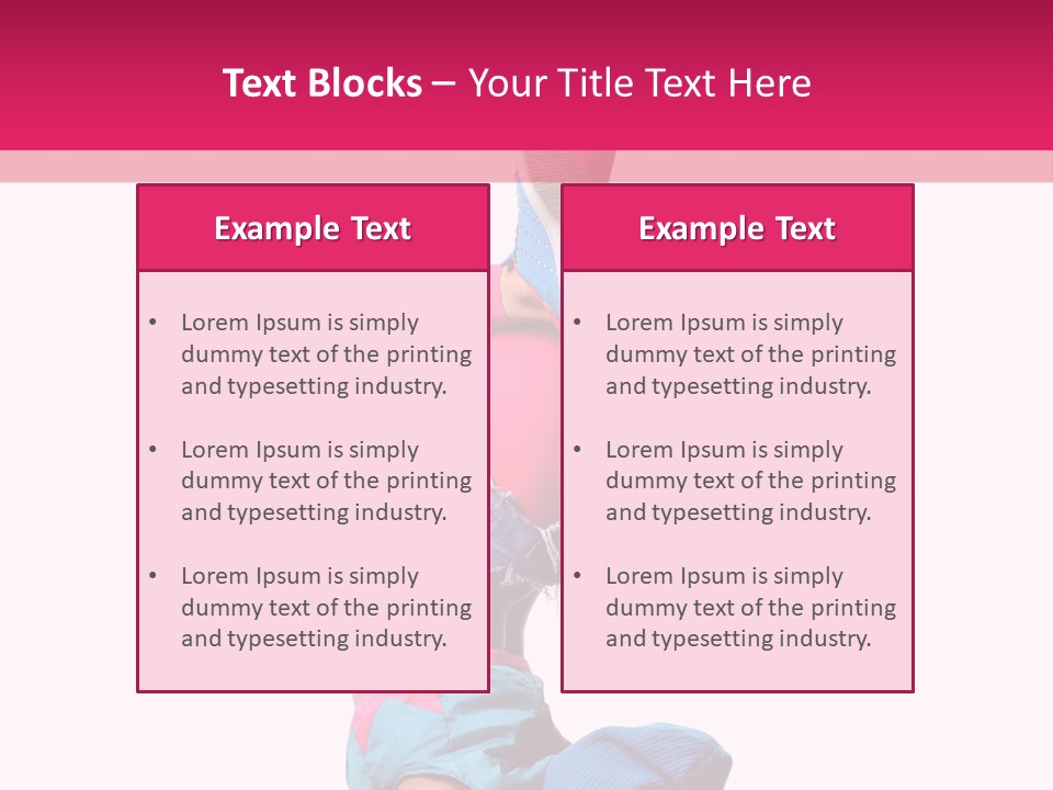 Fitness Exercise Dancer PowerPoint Template