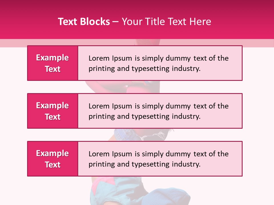 Fitness Exercise Dancer PowerPoint Template