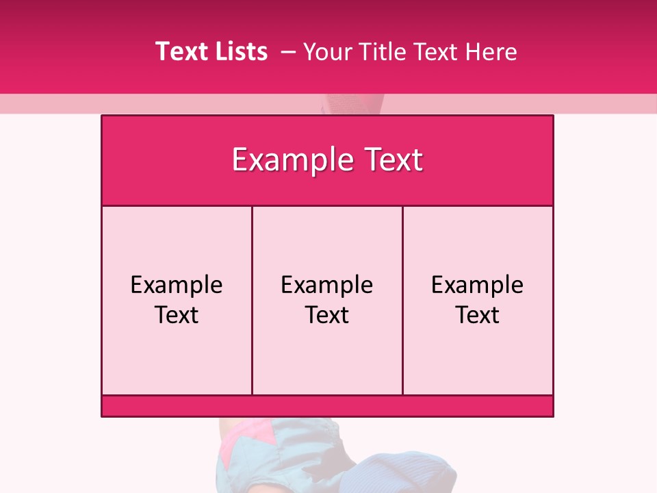 Fitness Exercise Dancer PowerPoint Template