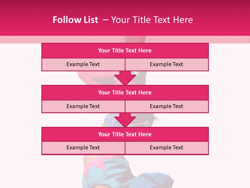 Fitness Exercise Dancer PowerPoint Template