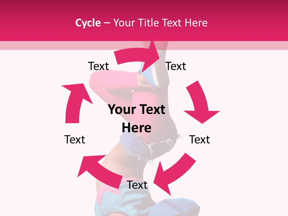Fitness Exercise Dancer PowerPoint Template