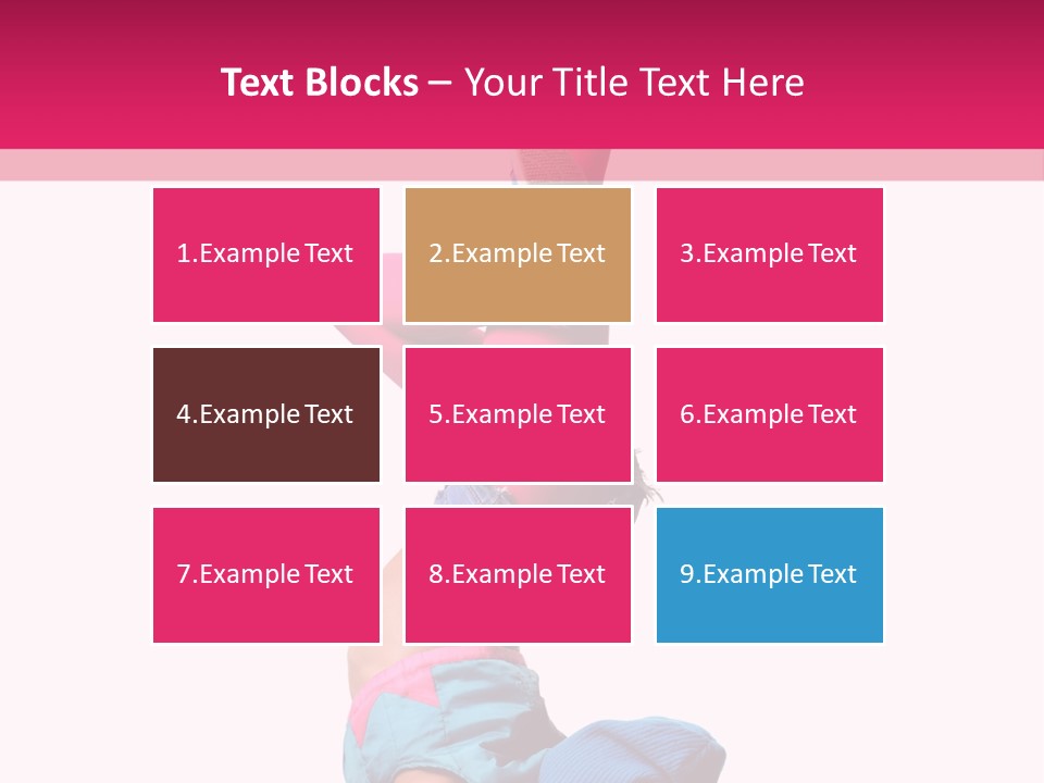 Fitness Exercise Dancer PowerPoint Template