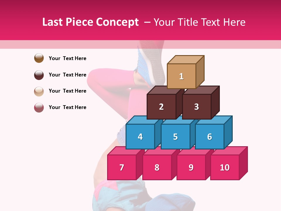 Fitness Exercise Dancer PowerPoint Template