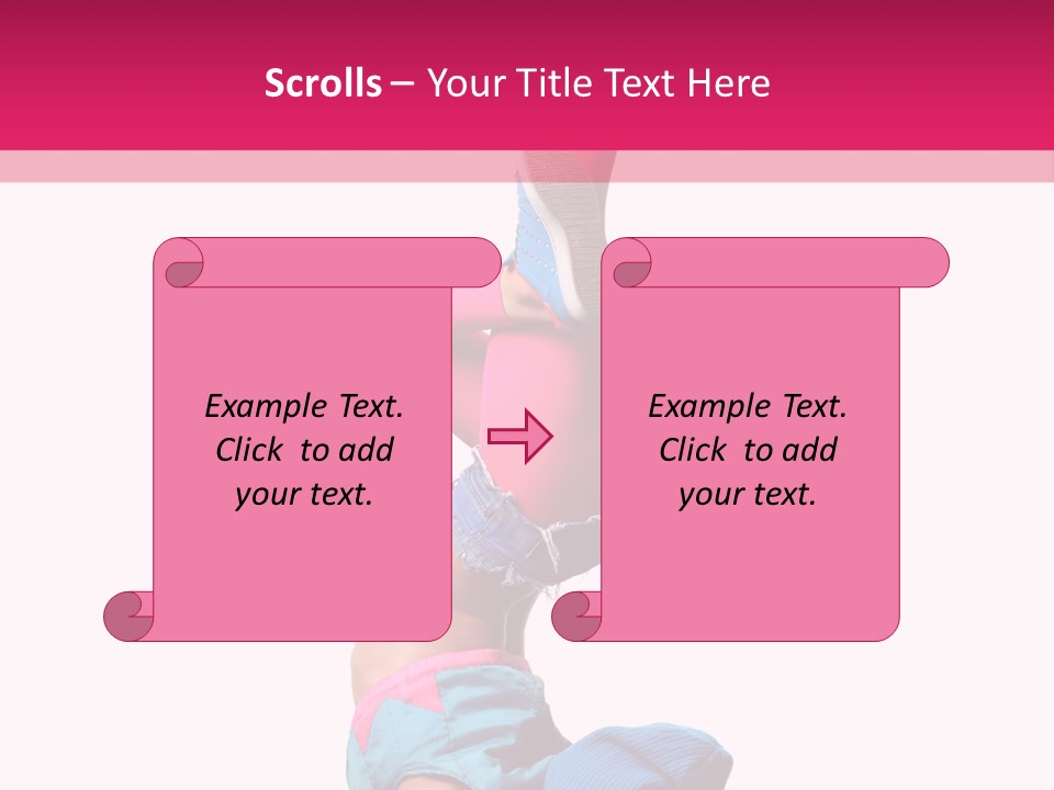 Fitness Exercise Dancer PowerPoint Template