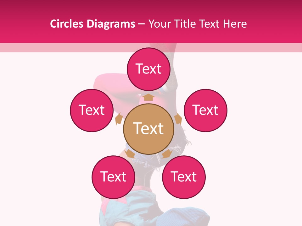 Fitness Exercise Dancer PowerPoint Template