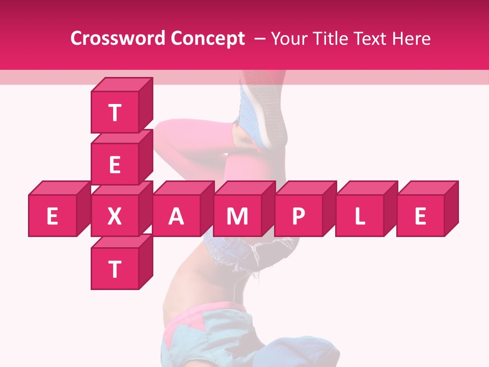 Fitness Exercise Dancer PowerPoint Template