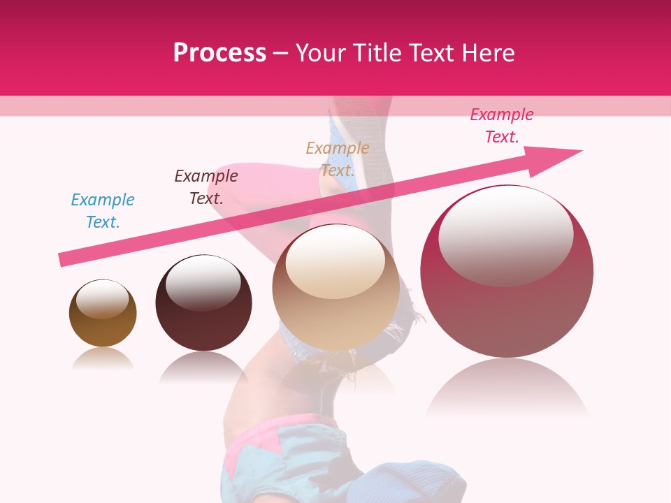 Fitness Exercise Dancer PowerPoint Template