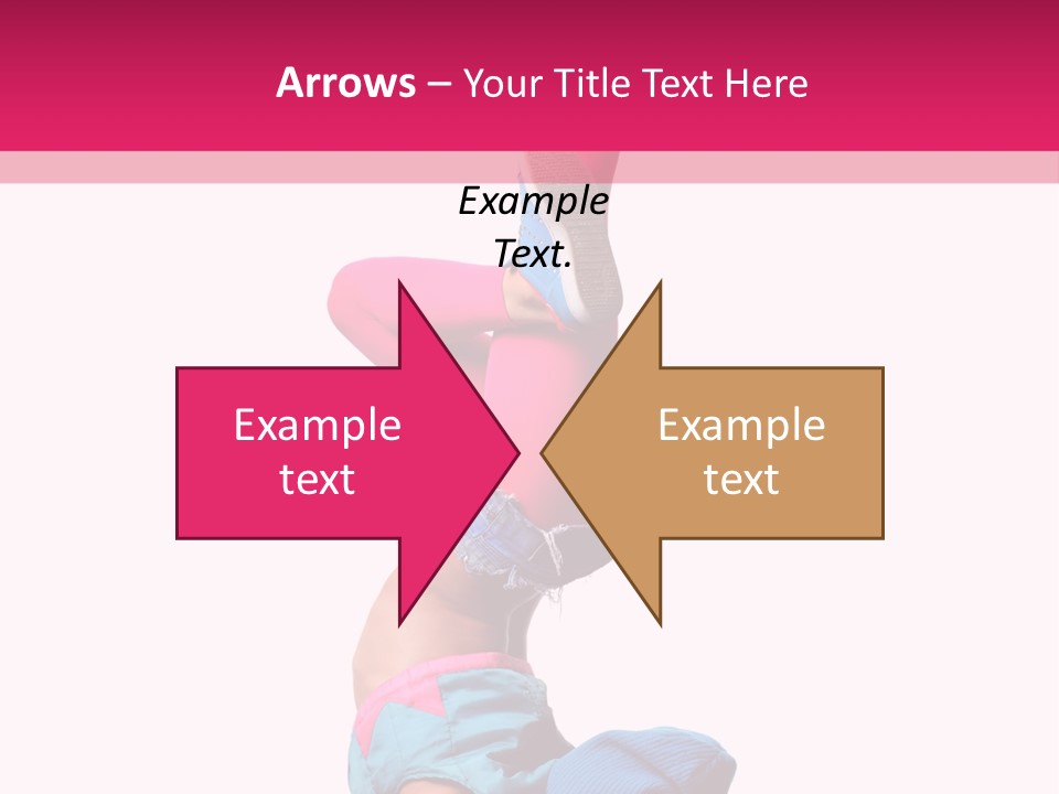 Fitness Exercise Dancer PowerPoint Template