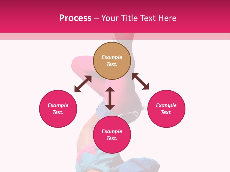 Fitness Exercise Dancer PowerPoint Template