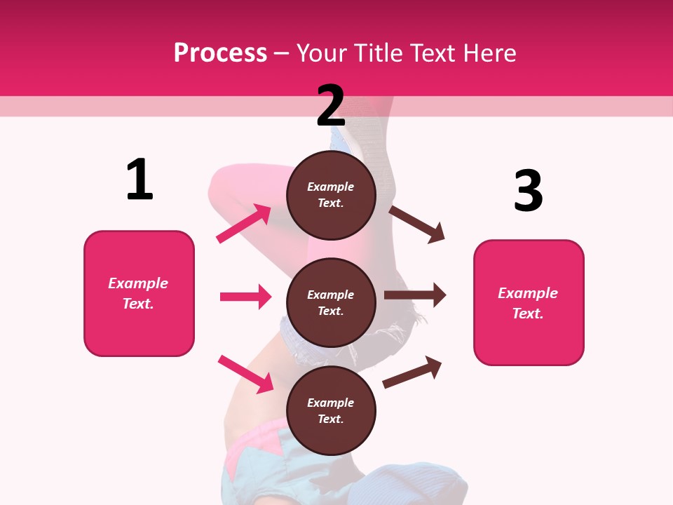 Fitness Exercise Dancer PowerPoint Template