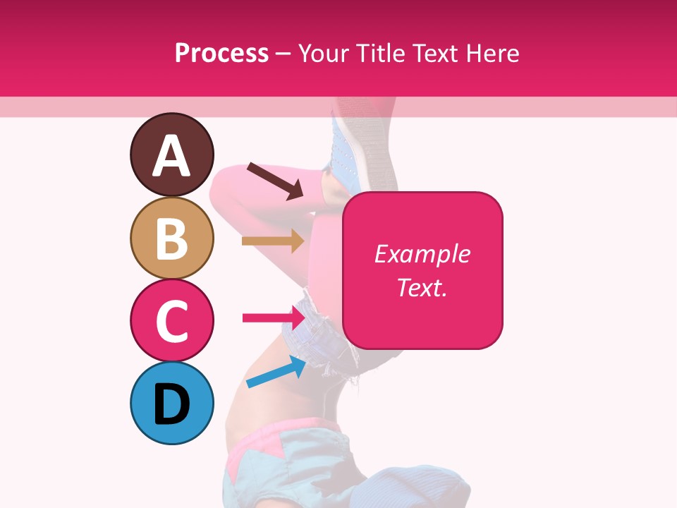 Fitness Exercise Dancer PowerPoint Template