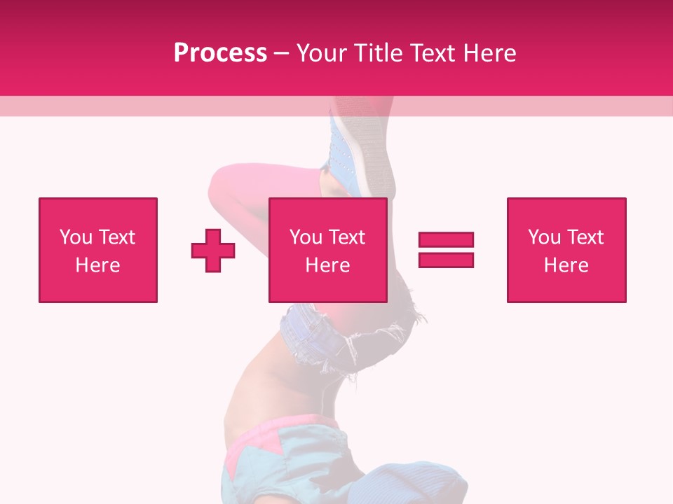 Fitness Exercise Dancer PowerPoint Template