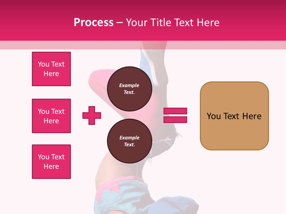 Fitness Exercise Dancer PowerPoint Template