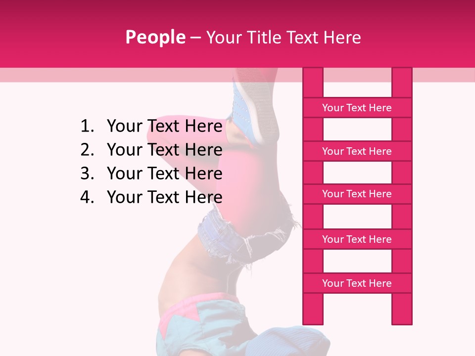 Fitness Exercise Dancer PowerPoint Template