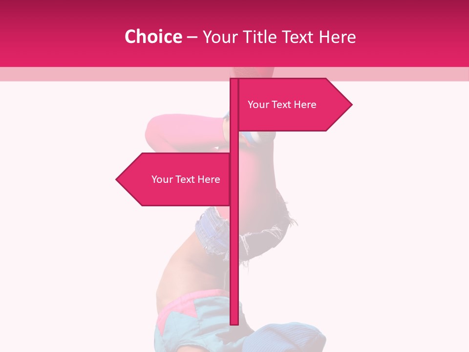 Fitness Exercise Dancer PowerPoint Template