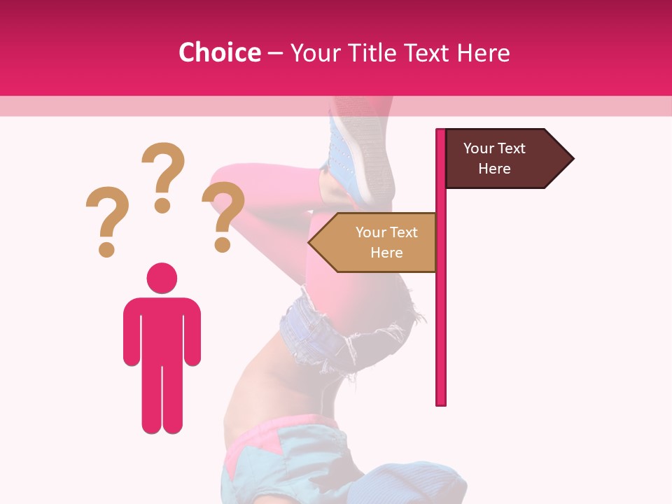 Fitness Exercise Dancer PowerPoint Template