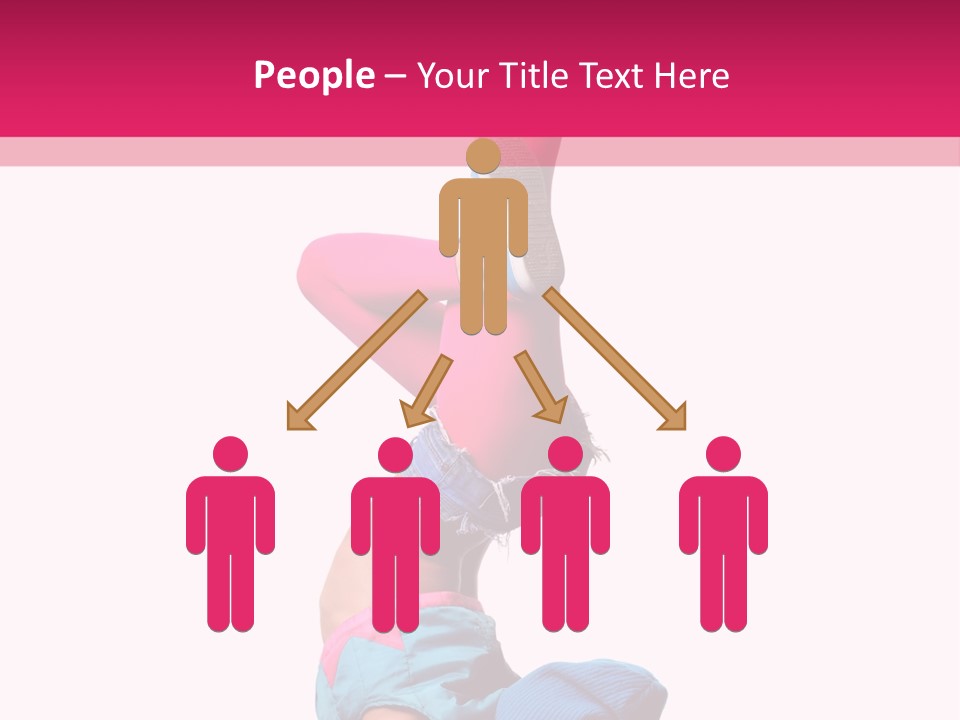 Fitness Exercise Dancer PowerPoint Template