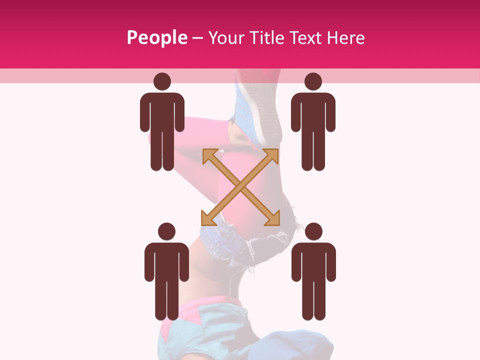 Fitness Exercise Dancer PowerPoint Template