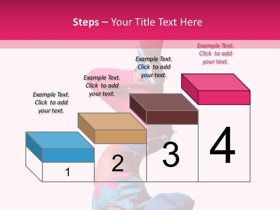 Fitness Exercise Dancer PowerPoint Template