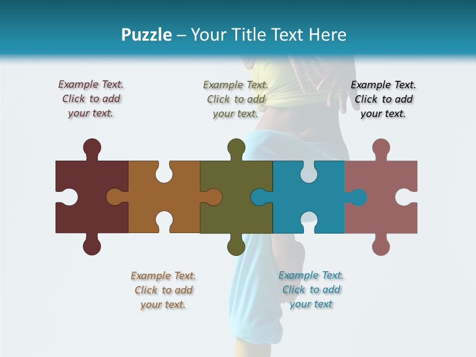 Posing Woman Style PowerPoint Template