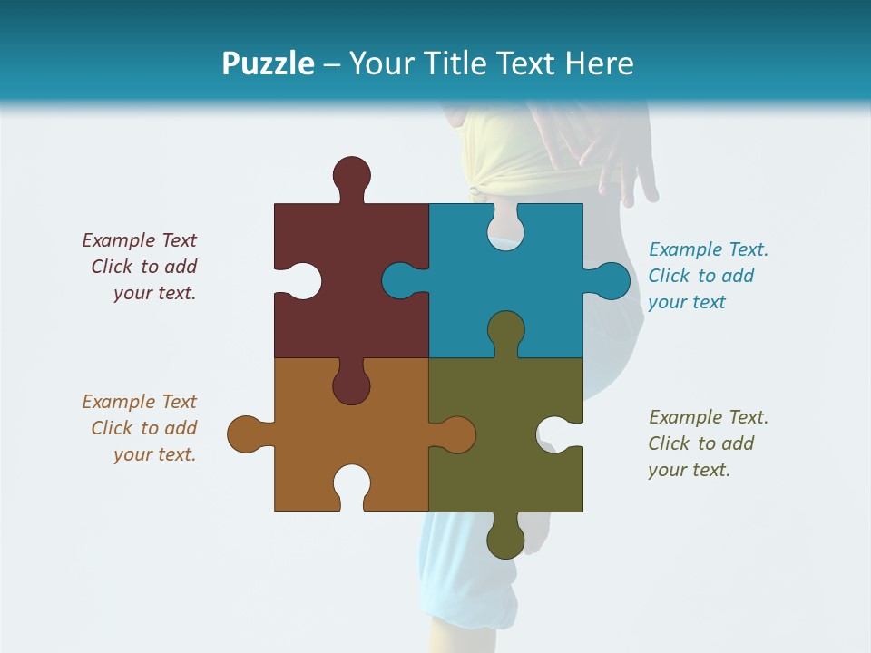 Posing Woman Style PowerPoint Template