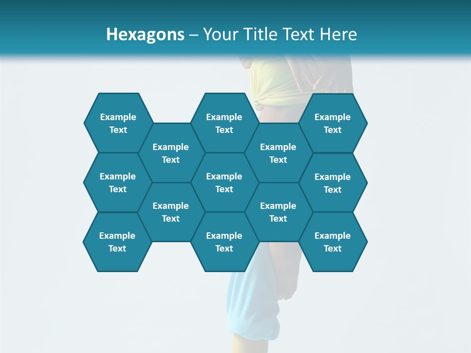 Posing Woman Style PowerPoint Template