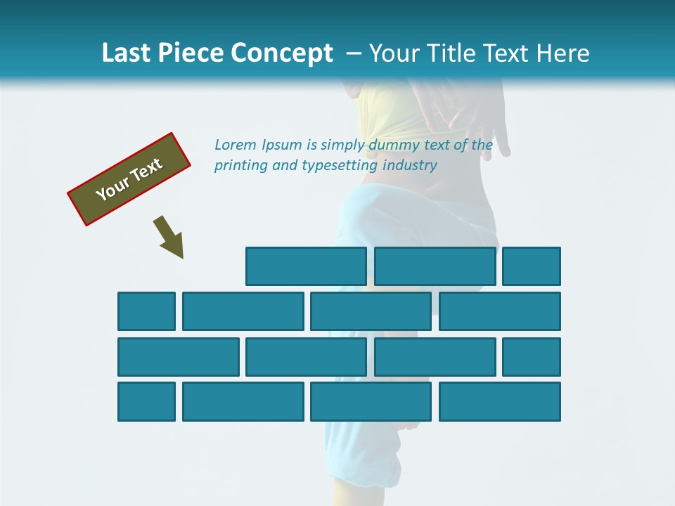 Posing Woman Style PowerPoint Template