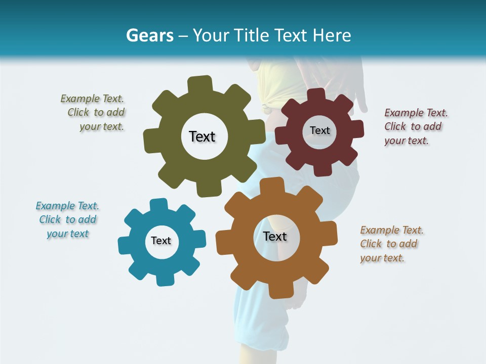 Posing Woman Style PowerPoint Template