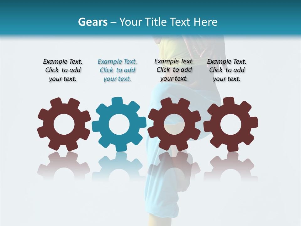 Posing Woman Style PowerPoint Template