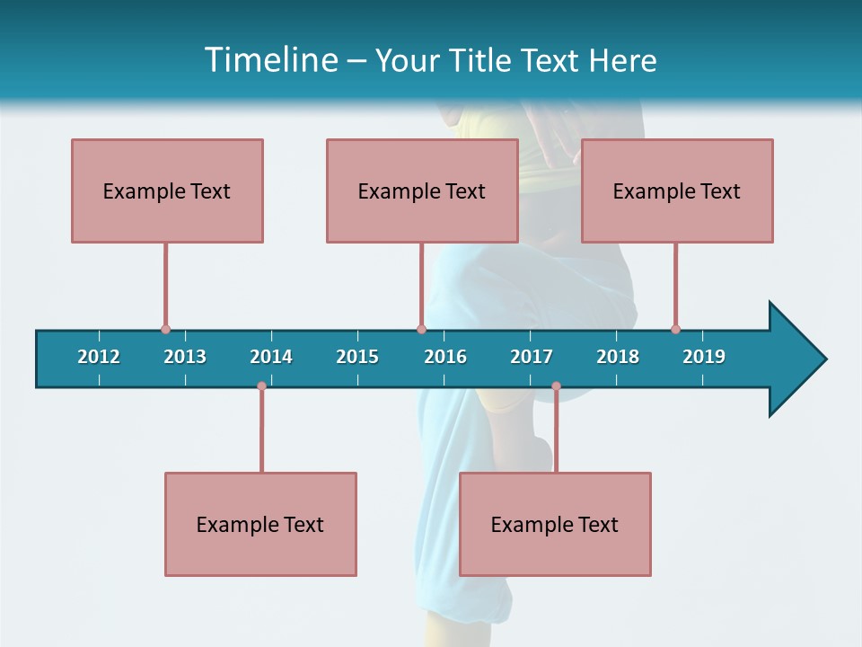 Posing Woman Style PowerPoint Template