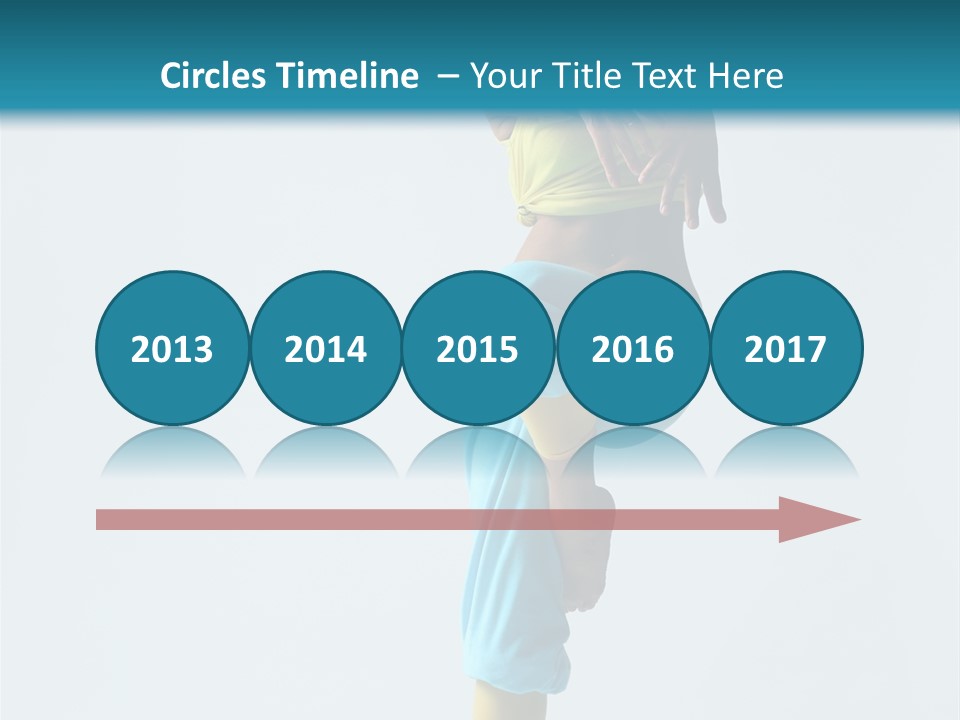 Posing Woman Style PowerPoint Template