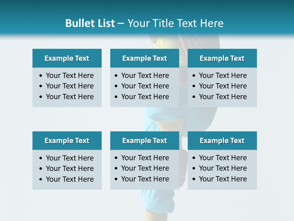 Posing Woman Style PowerPoint Template