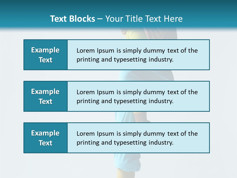 Posing Woman Style PowerPoint Template