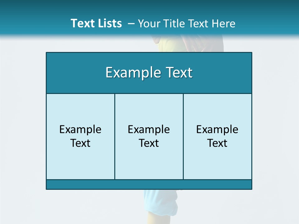 Posing Woman Style PowerPoint Template