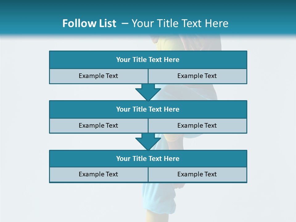 Posing Woman Style PowerPoint Template