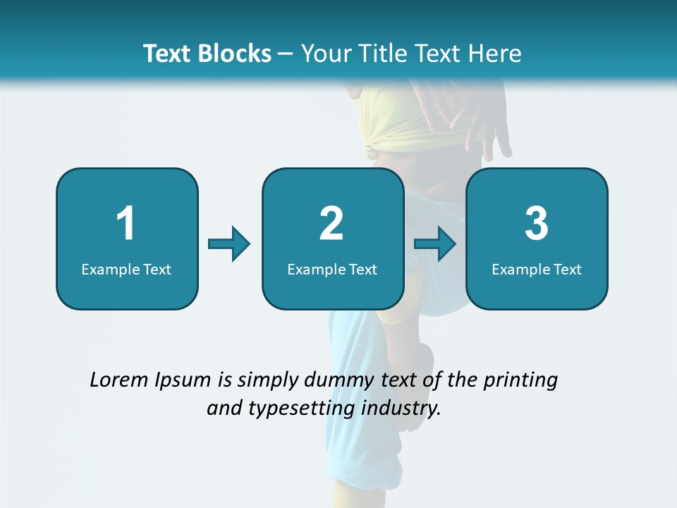 Posing Woman Style PowerPoint Template