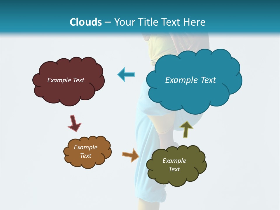 Posing Woman Style PowerPoint Template