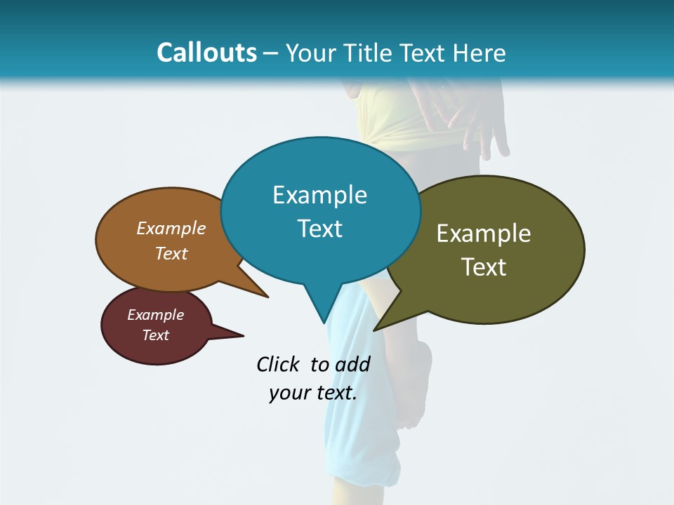 Posing Woman Style PowerPoint Template