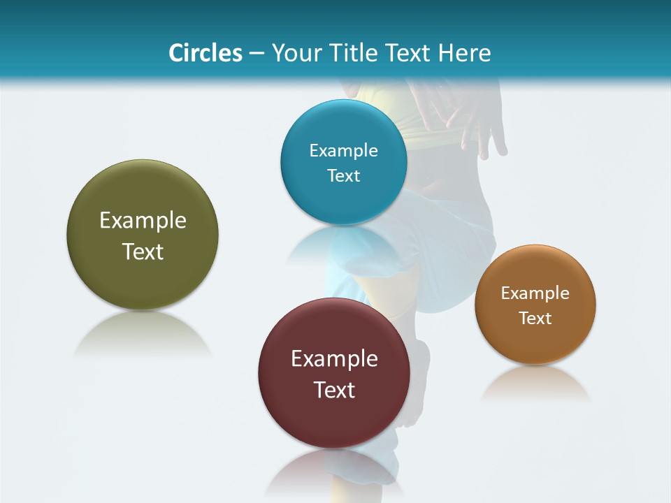 Posing Woman Style PowerPoint Template