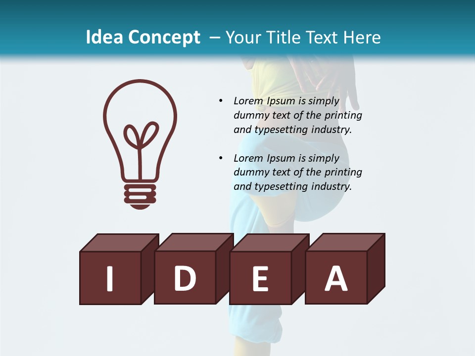 Posing Woman Style PowerPoint Template