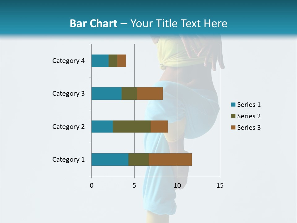 Posing Woman Style PowerPoint Template