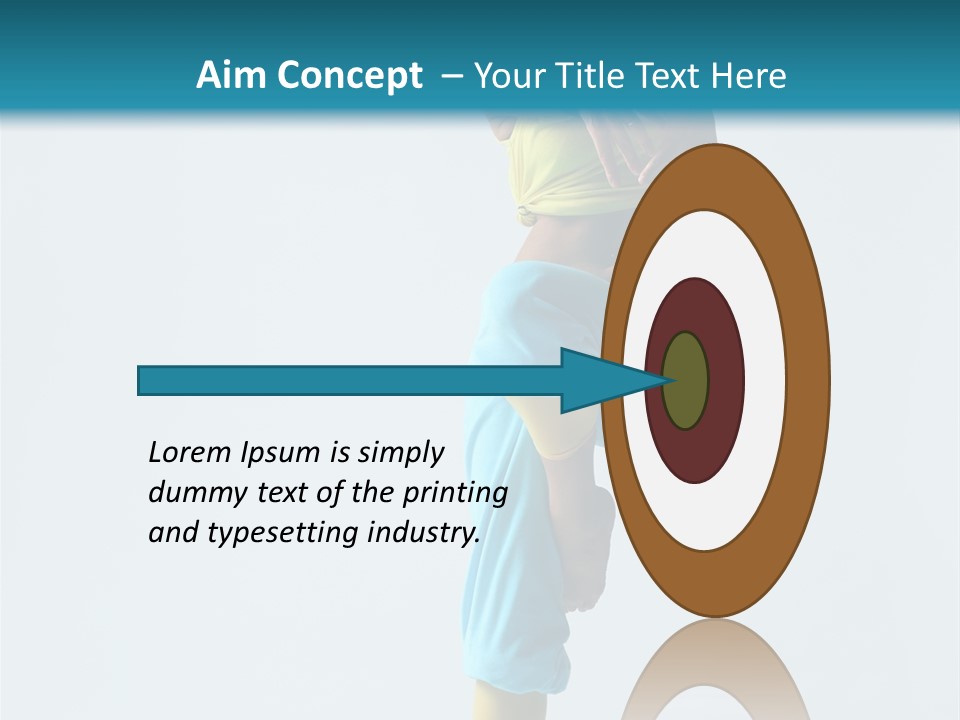 Posing Woman Style PowerPoint Template